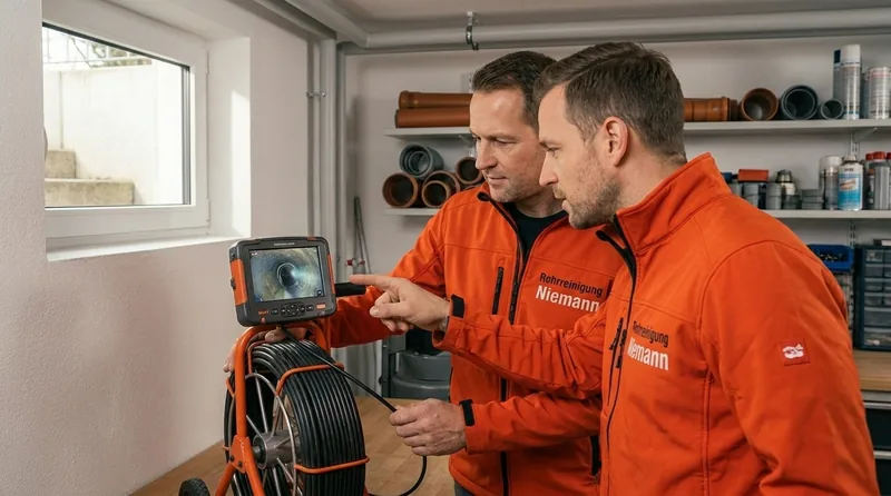 Rohrkamera-Inspektion — Live-Auswertung